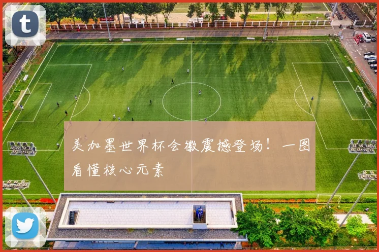 美加墨世界杯会徽震撼登场！一图看懂核心元素